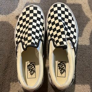 Brand new checkered Vans